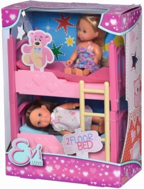 Muñecas Evi Love con cama litera