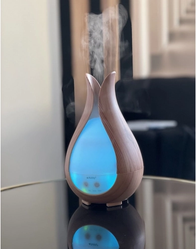 3 en 1: humidificador, difusor de aromas e iluminación LED