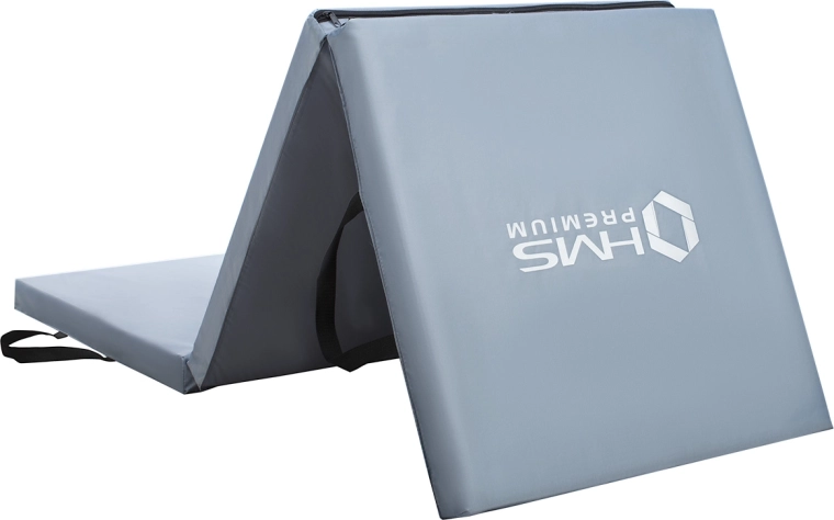 Colchoneta gimnástica plegable HMS Premium MGS02, gris