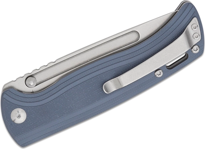 Ergonómica G10 gris con clip de bolsillo