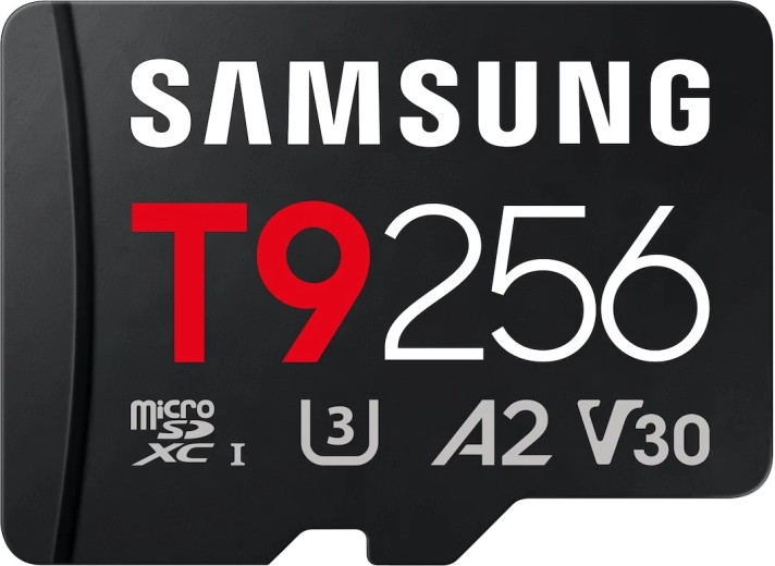 Tarjeta de memoria microSD Samsung T9 de 256 GB