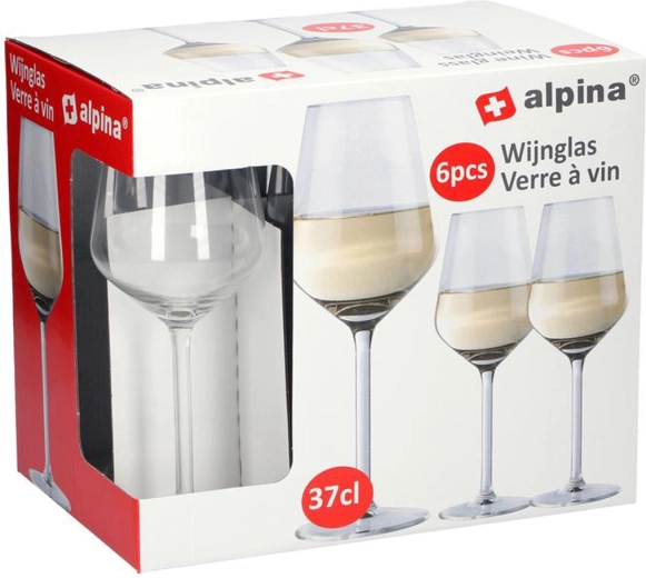 Copa Alpina para vino blanco 370 ml (6 uds)