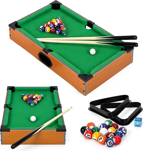 Mesa de billar mini infantil ECOTOYS 50 × 30 cm