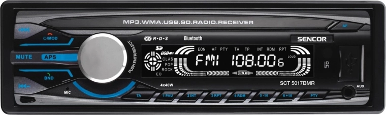 Autorradio SCT con Bluetooth y micrófono