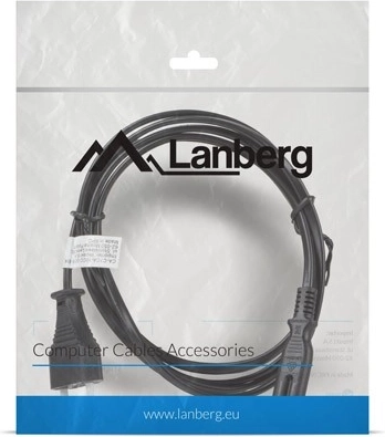Cable de alimentación EURO (radio) CEE 7/16 - IEC 320 C7 1,8 m negro
