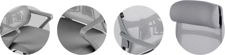 Respaldo transpirable y soporte lumbar