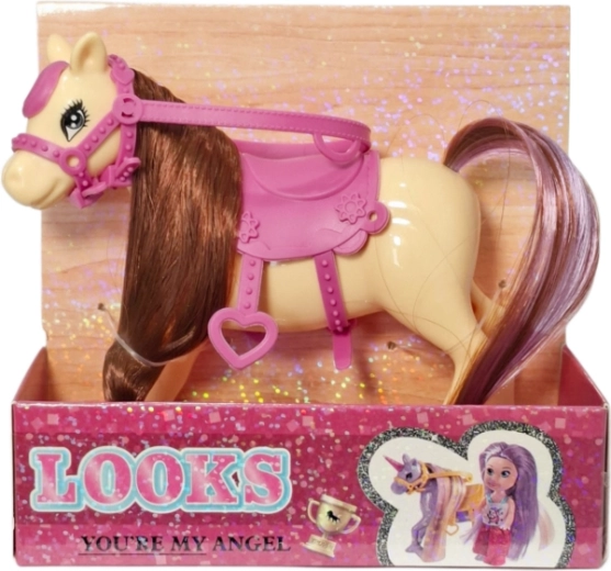 Pony para peinar con accesorios