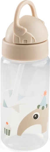 Done by Deer botella con pajita Celebration color arena 350 ml