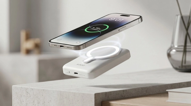Qi inalámbrico hasta 15 W y USB‑C PD rápido