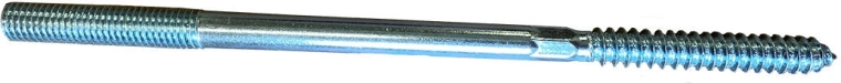Tornillo con punta roscada M10, 140 mm, galvanizado