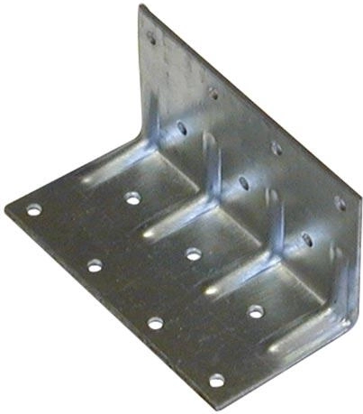 Escuadra de construcción 70 × 35 × 35 mm, de acero, galvanizada en caliente