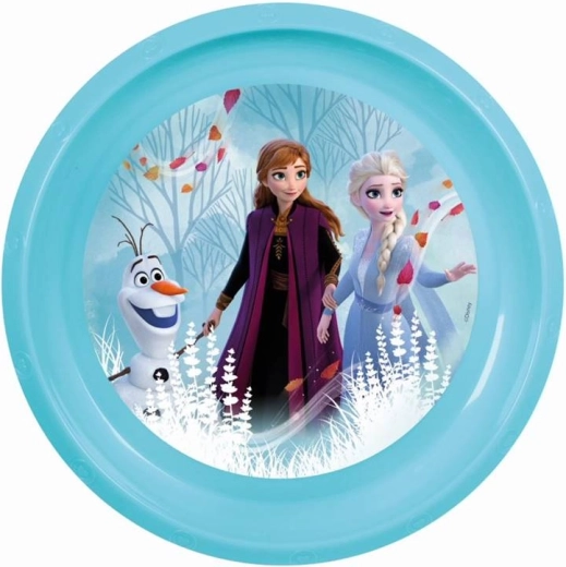 Plato llano FROZEN 2 22 cm – azul claro