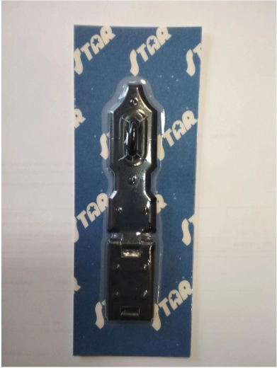 Pasador articulado 140 mm negro