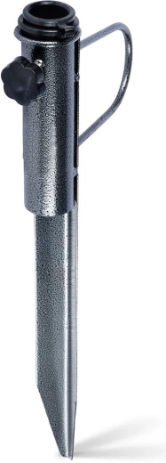 Soporte metálico para parasol para clavar en el suelo 42,5 cm