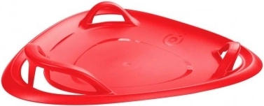 Plato deslizante para nieve Meteor rojo