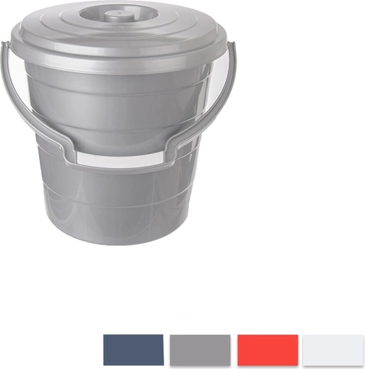 Cubo Hobby con tapa 10 l – mezcla de colores