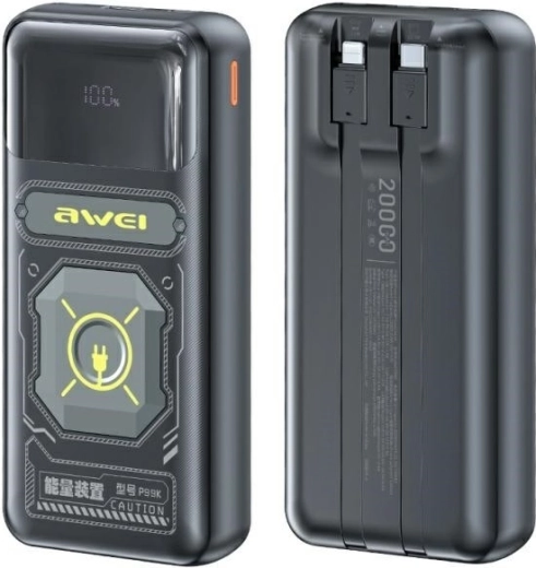 Powerbank P99K 22,5 W 20 000 mAh negra