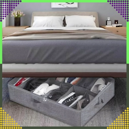 Aprovechamiento máximo del espacio bajo la cama