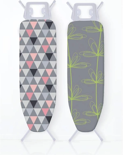 Funda para tabla de planchar 130 × 48 cm con superficie metálica, surtido de diseños