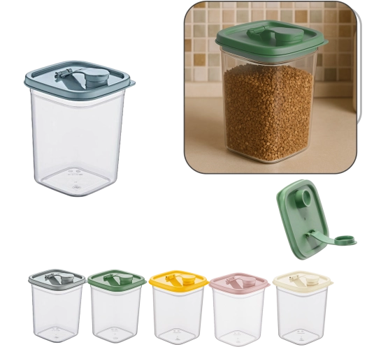 Recipiente de plástico para alimentos 1 l con dosificador Tower