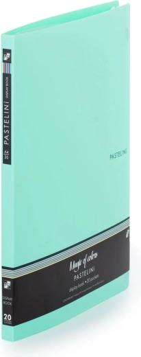 Libro catálogo A4 Pastelini verde