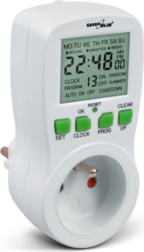 Temporizador digital GreenBlue GB107 – 16 programas