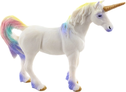 Figura de plástico de unicornio 15 cm