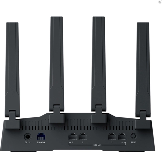 Cinco puertos 2,5G y compatibilidad con Multi‑WAN