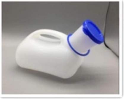 Urinario masculino portátil (botella para orina) con asa - 1 pieza