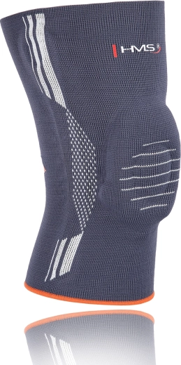 Vendaje elástico para rodilla con anillo de silicona patelar HMS