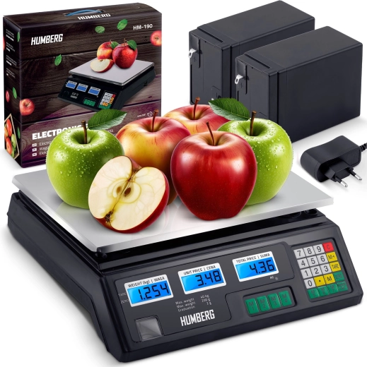 Báscula comercial electrónica 40 kg HUMBERG HM-190