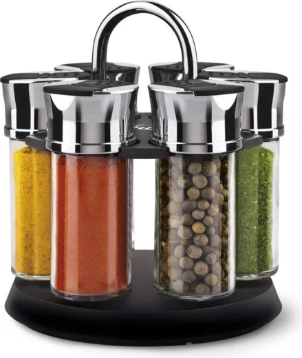 Juego de especieros Lamart Spice con soporte giratorio, 6 uds.