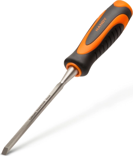 Cincel para madera de 6 mm con extremo metálico de impacto