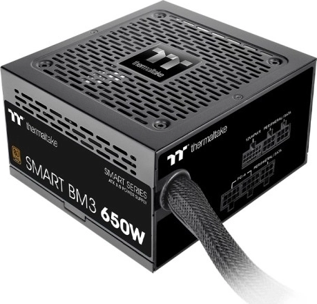 Thermaltake Smart BM3 650W fuente modular 80+ Bronze ATX 3.0 (Gen5) con ventilador de 140 mm