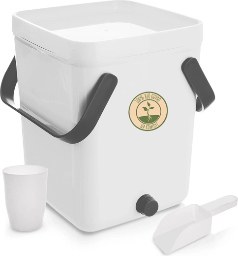 Compostador de cocina con tapa 10 l