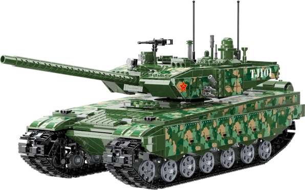 Qman zona de combate – tanque de batalla principal 99A con modelo detallado del motor