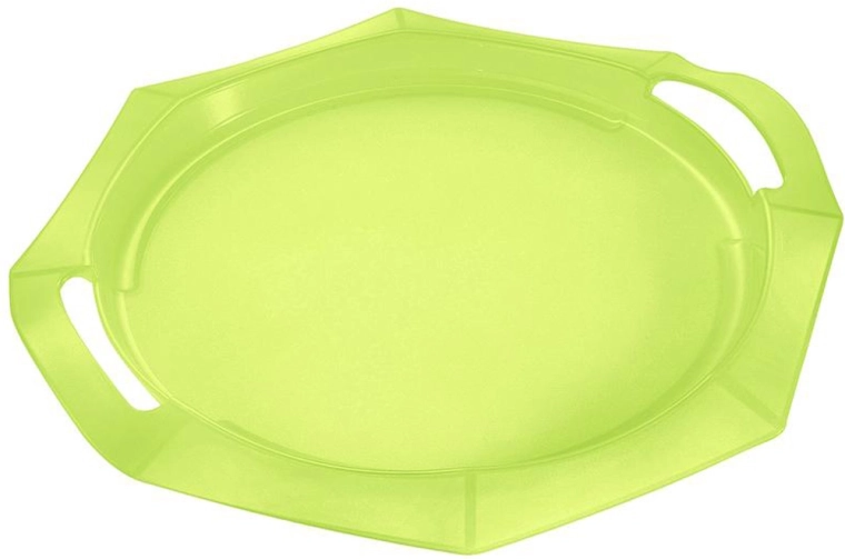 Bandeja redonda de plástico con asas Tontarelli 40 cm