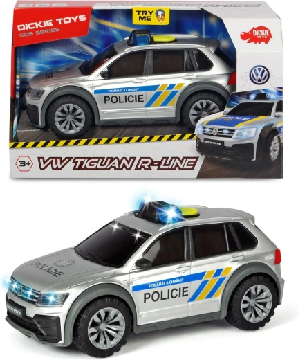 Coche de policía VW Tiguan R-Line, versión checa