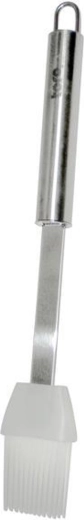 Brocha de silicona con mango de acero inoxidable 26,5 × 3,5 cm