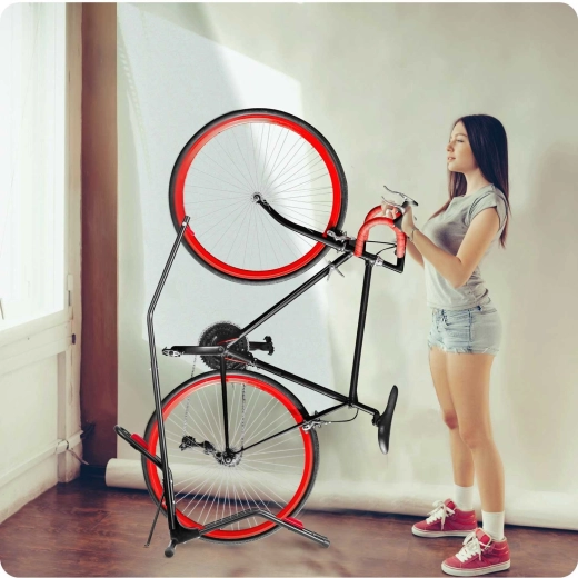 Sujeción estable y segura de la bicicleta