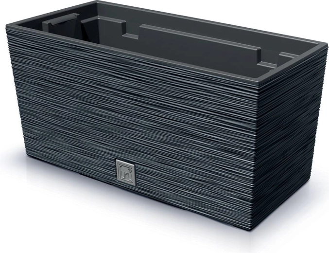 Jardinera de plástico Furu 39,5 cm – antracita