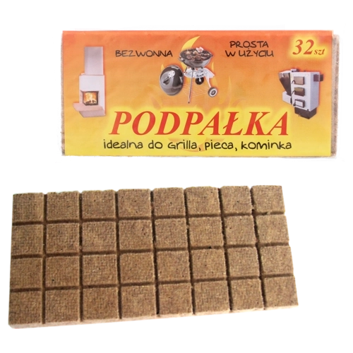 Pastillas de encendido grises en cubos