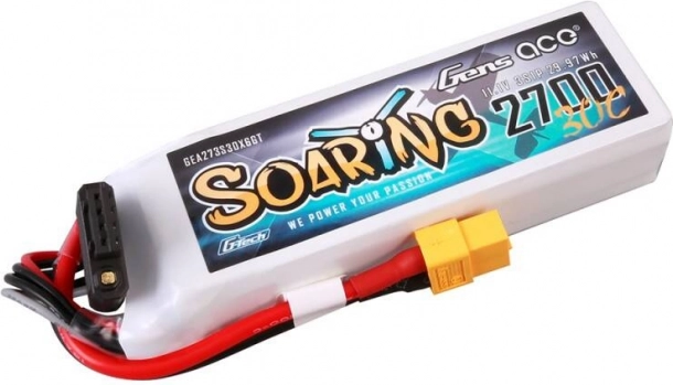 Batería LiPo Gens Ace G‑Tech Soaring 2700 mAh 11,1 V 30C 3S