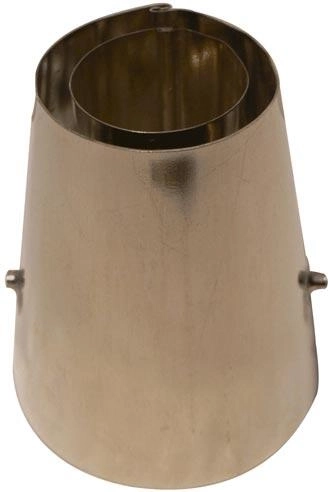 Boquilla licorera para cremas 24–36 mm de metal estañado