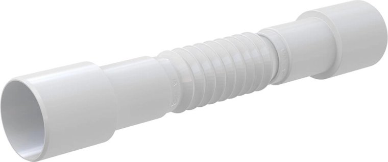 Reducción flexible de desagüe 40/50 × 50/40 mm, longitud ajustable
