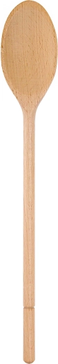 Cuchara ovalada de madera de haya 35 cm
