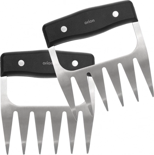 Desgarradores de carne de acero inoxidable, 2 uds.
