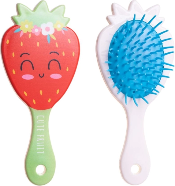 Cepillo infantil para el pelo con mango verde