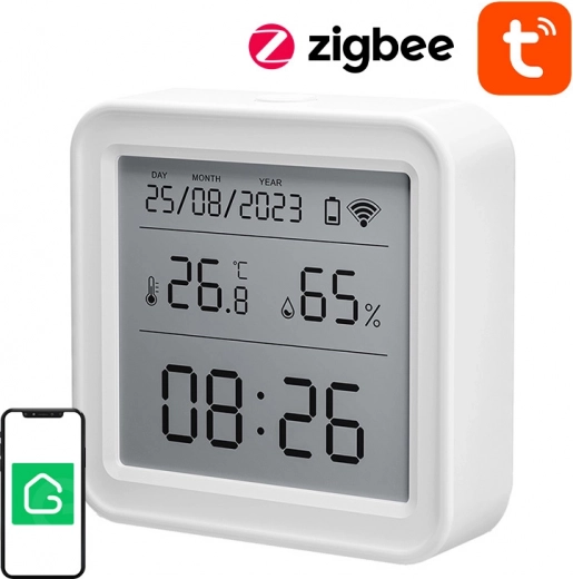 Gosund ST17 sensor inteligente Zigbee de temperatura y humedad con pantalla LCD
