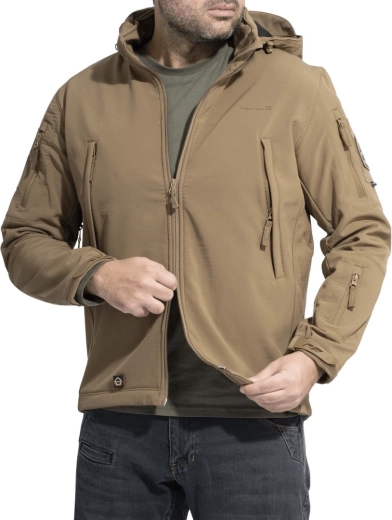 Chaqueta softshell táctica para hombre Pentagon Artaxes negra, talla L